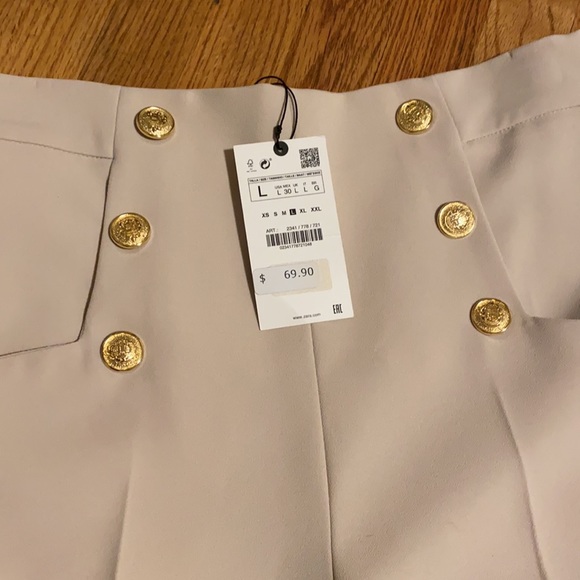 Zara Buttoned Culottes - Picture 11 of 11
